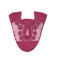 Customized new upper accessories raffia woven rope embroidery women sandals upper semi-finished jewelry wholesale processing