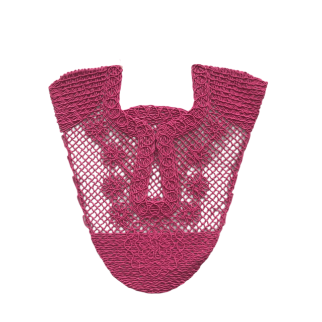 Customized new upper accessories raffia woven rope embroidery women sandals upper semi-finished jewelry wholesale processing