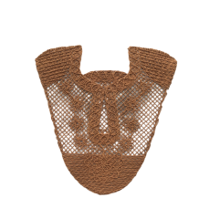 Customized new upper accessories raffia woven rope embroidery women sandals upper semi-finished jewelry wholesale processing