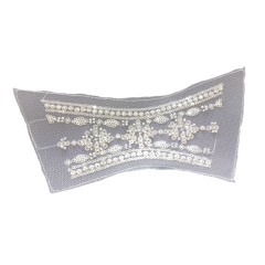 Customized cross-border new upper accessories sequins flat embroidery embroidery rope embroidery women sandals upper semi-finished jewelry mesh