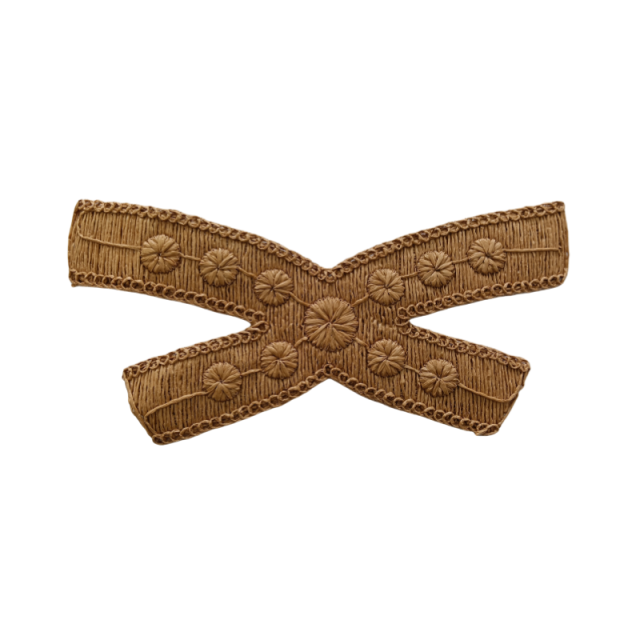 Customized new vamp accessories raffia woven rope embroidery women sandals upper semi-finished jewelry wholesale processing customized new vamp accessories raffia woven rope embroidery women sandals upper semi-finished jewelry wholesale processing