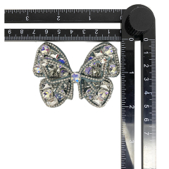 Hot-selling shoe flower acrylic diamond back adhesive hot diamond hand-stitched bead women's shoe accessories are available for sample processing and customization