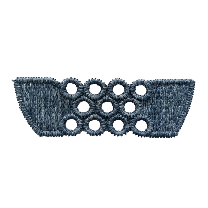 Customized new upper accessories raffia woven rope embroidery women sandals upper semi-finished jewelry wholesale processing