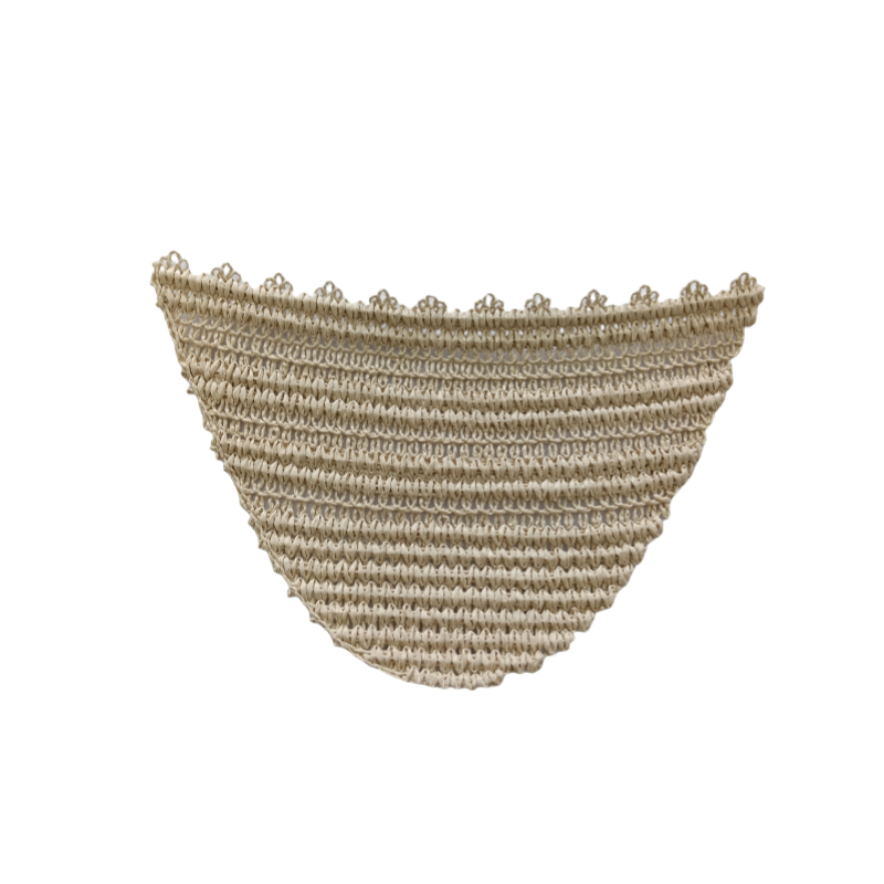 Customized new upper accessories raffia woven rope embroidery women sandals upper semi-finished jewelry wholesale processing