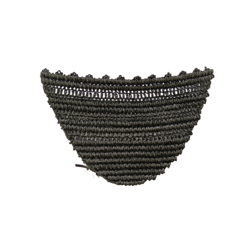 Customized new upper accessories raffia woven rope embroidery women sandals upper semi-finished jewelry wholesale processing