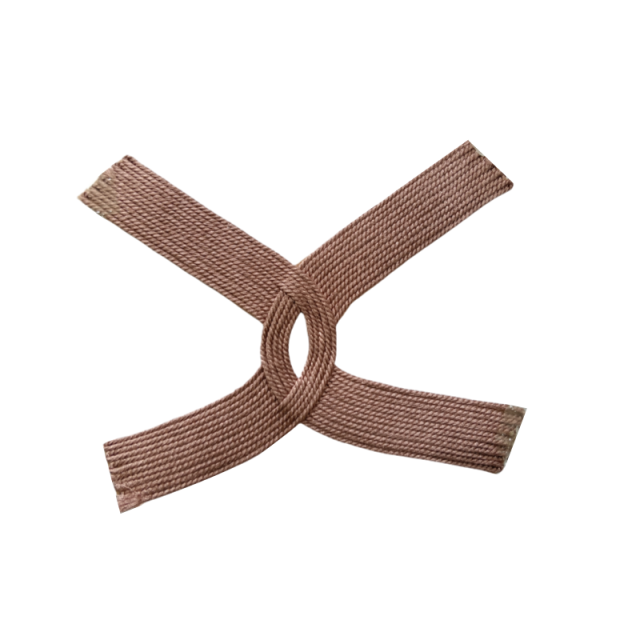 Customized new vamp accessories raffia woven rope embroidery women sandals upper semi-finished jewelry wholesale processing customized new vamp accessories raffia woven rope embroidery women sandals upper semi-finished jewelry wholesale processing