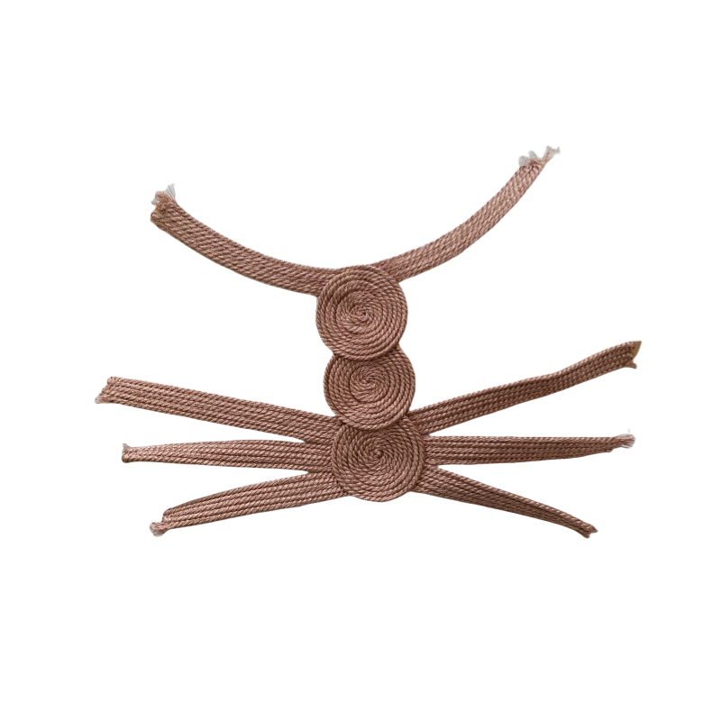Customized new vamp accessories raffia woven rope embroidery women sandals upper semi-finished jewelry wholesale processing customized new vamp accessories raffia woven rope embroidery women sandals upper semi-finished jewelry wholesale processing