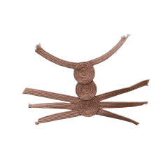 Customized new vamp accessories raffia woven rope embroidery women sandals upper semi-finished jewelry wholesale processing customized new vamp accessories raffia woven rope embroidery women sandals upper semi-finished jewelry wholesale processing