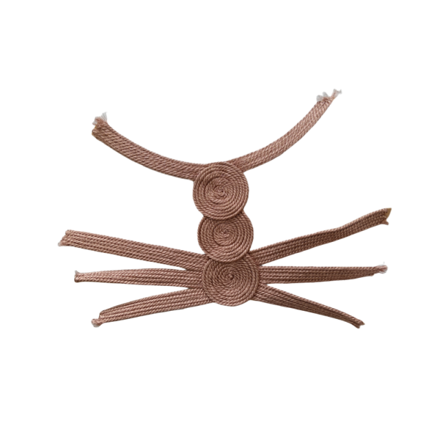 Customized new vamp accessories raffia woven rope embroidery women sandals upper semi-finished jewelry wholesale processing customized new vamp accessories raffia woven rope embroidery women sandals upper semi-finished jewelry wholesale processing