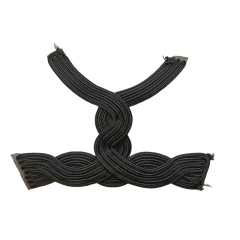 Customized new vamp accessories raffia woven rope embroidery women sandals upper semi-finished jewelry wholesale processing customized new vamp accessories raffia woven rope embroidery women sandals upper semi-finished jewelry wholesale processing