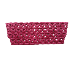 Customized new upper accessories raffia woven rope embroidery women sandals upper semi-finished jewelry wholesale processing