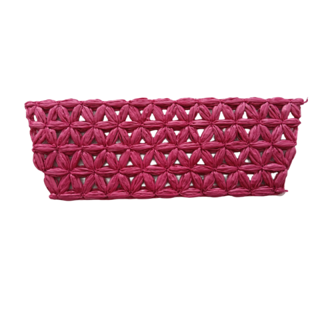 Customized new upper accessories raffia woven rope embroidery women sandals upper semi-finished jewelry wholesale processing