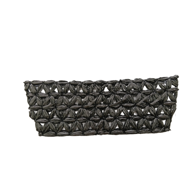 Customized new upper accessories raffia woven rope embroidery women sandals upper semi-finished jewelry wholesale processing
