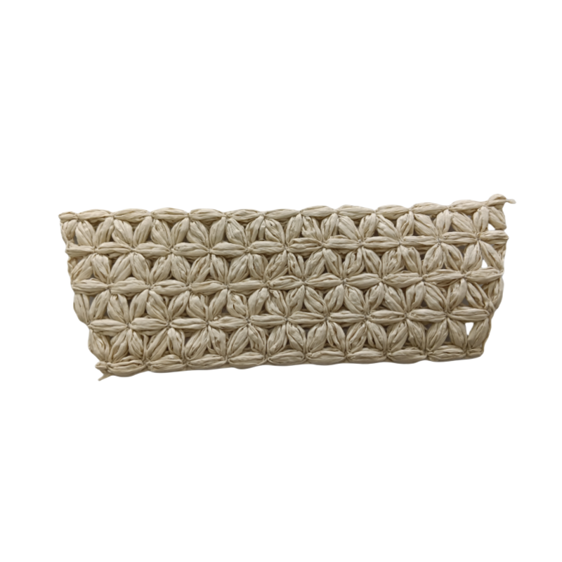 Customized new upper accessories raffia woven rope embroidery women sandals upper semi-finished jewelry wholesale processing