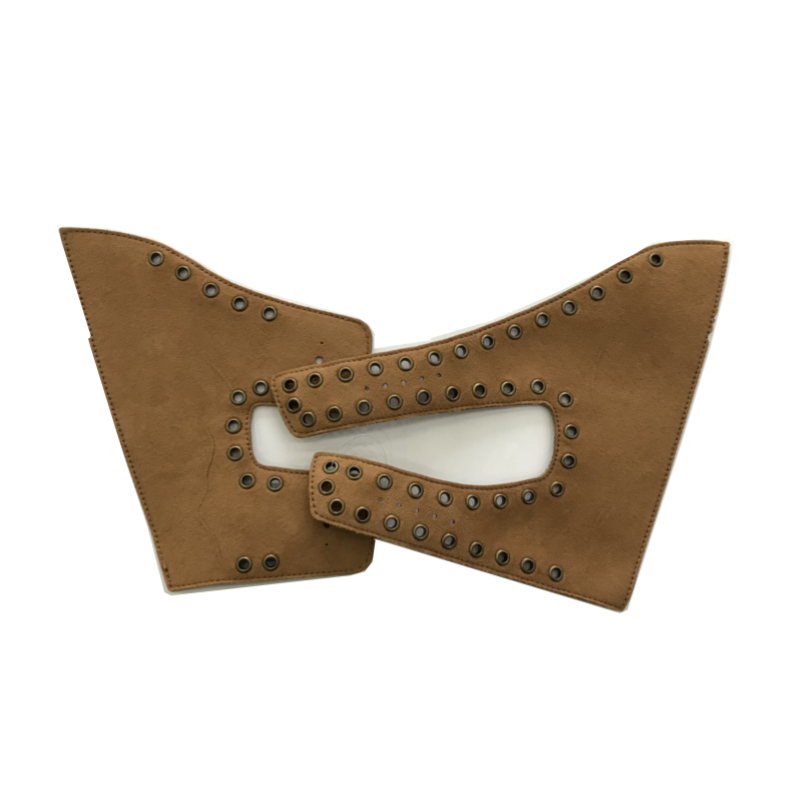 Customized vamps semi-finished shoes PU hardware cap nail flat nail spikes sandals accessories slippers accessories to sample processing models burst models