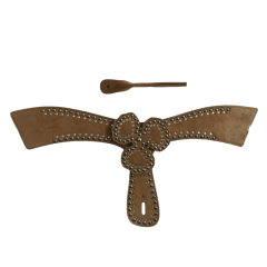 Customized vamps semi-finished shoes PU hardware cap nail flat nail spikes sandals accessories slippers accessories to sample processing models burst models