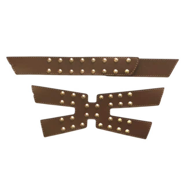 Customized vamps semi-finished shoes PU hardware cap nail flat nail spikes sandals accessories slippers accessories to sample processing models burst models