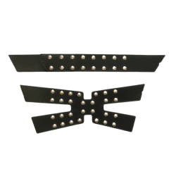 Customized vamps semi-finished shoes PU hardware cap nail flat nail spikes sandals accessories slippers accessories to sample processing models burst models