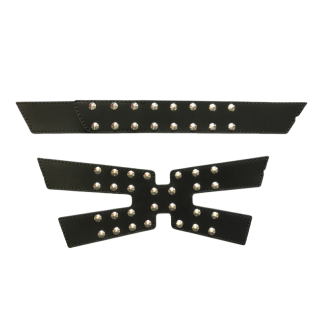 Customized vamps semi-finished shoes PU hardware cap nail flat nail spikes sandals accessories slippers accessories to sample processing models burst models