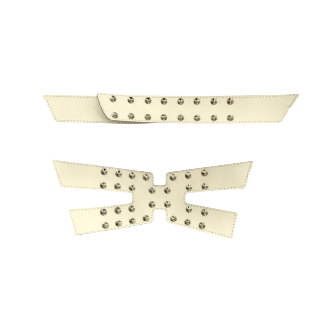 Customized vamps semi-finished shoes PU hardware cap nail flat nail spikes sandals accessories slippers accessories to sample processing models burst models