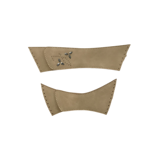 Customized vamps semi-finished shoes PU hardware cap nail flat nail spikes sandals accessories slippers accessories to sample processing models burst models