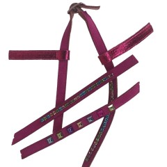 Customized vamps semi-finished shoes PU sandals gold tower nail buckle slippers jewelry children's shoes accessories to sample processing