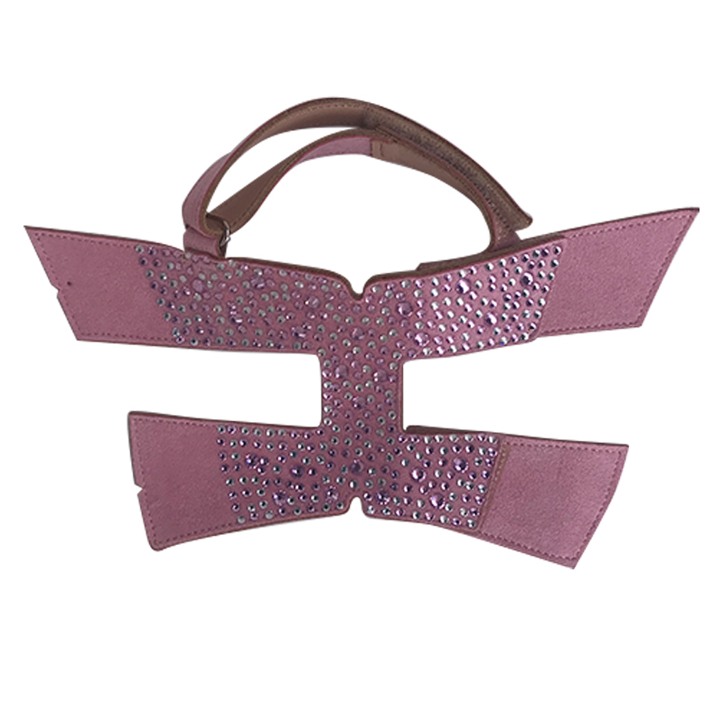 Customized vamps semi-finished shoes materials new laser hot diamond sandals slippers jewelry children's shoes accessories to sample processing