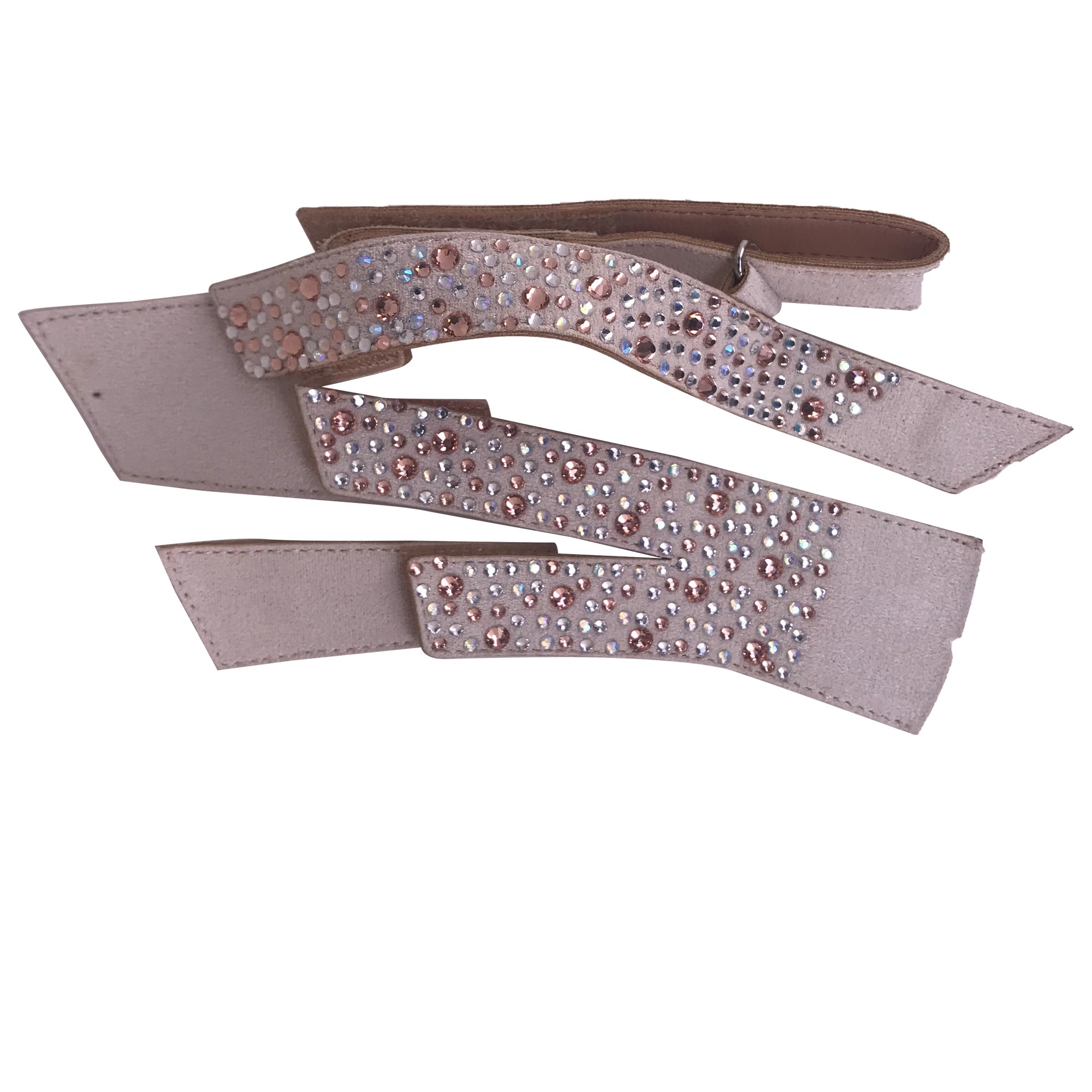 Customized vamps semi-finished shoes materials new laser hot diamond sandals slippers jewelry children's shoes accessories to sample processing