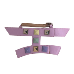 Customized vamps semi-finished shoes PU sandals gold tower nail buckle slippers jewelry children's shoes accessories to sample processing