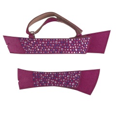 Customized vamps semi-finished shoes materials new laser hot diamond sandals slippers jewelry children's shoes accessories to sample processing