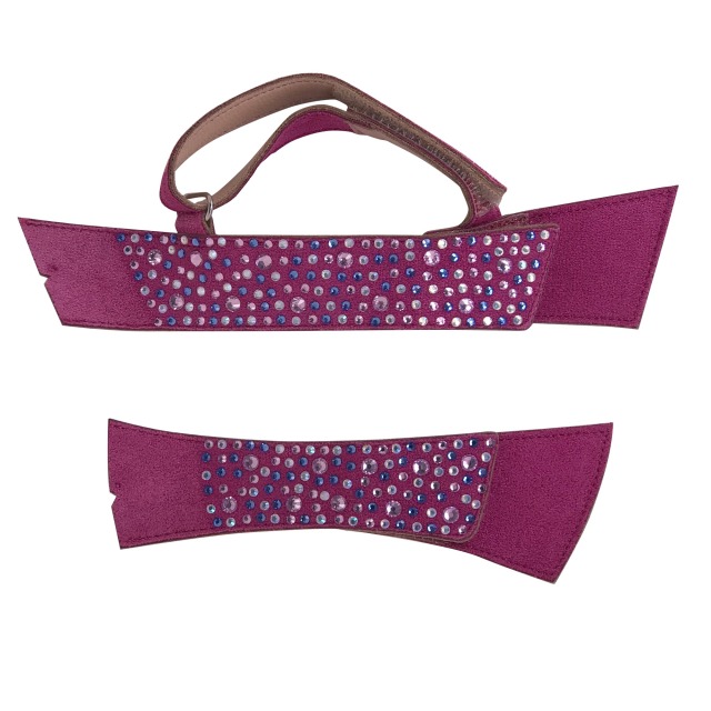 Customized vamps semi-finished shoes materials new laser hot diamond sandals slippers jewelry children's shoes accessories to sample processing