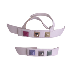 Customized vamps semi-finished shoes PU sandals gold tower nail buckle slippers jewelry children's shoes accessories to sample processing