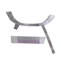 Customized vamps semi-finished shoes materials new laser hot diamond sandals slippers jewelry children's shoes accessories to sample processing