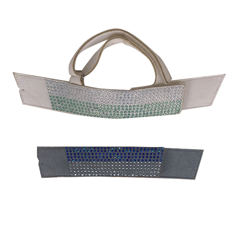Customized vamps semi-finished shoes materials new laser hot diamond sandals slippers jewelry children's shoes accessories to sample processing