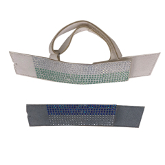 Customized vamps semi-finished shoes materials new laser hot diamond sandals slippers jewelry children's shoes accessories to sample processing