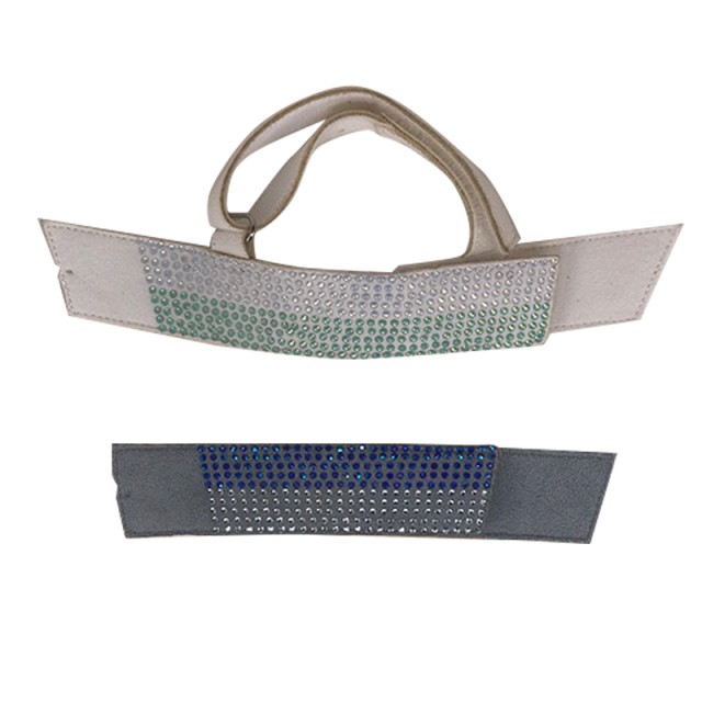 Customized vamps semi-finished shoes materials new laser hot diamond sandals slippers jewelry children's shoes accessories to sample processing