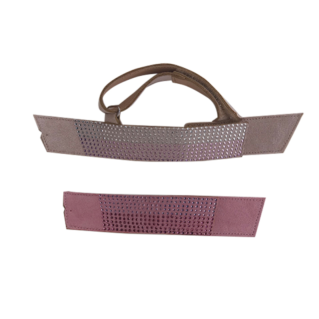 Customized vamps semi-finished shoes materials new laser hot diamond sandals slippers jewelry children's shoes accessories to sample processing