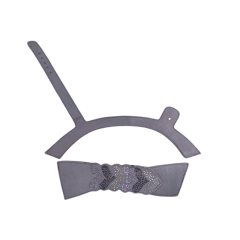 Customized uppers semi-finished shoes material PU flannel laser hot drilling sandals slippers jewelry children's shoes accessories to sample processing