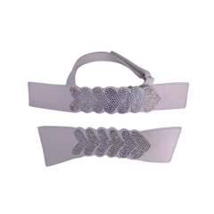 Customized uppers semi-finished shoes material PU flannel laser hot drilling sandals slippers jewelry children's shoes accessories to sample processing