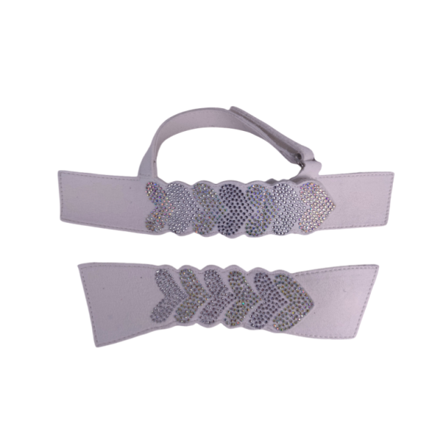 Customized uppers semi-finished shoes material PU flannel laser hot drilling sandals slippers jewelry children's shoes accessories to sample processing