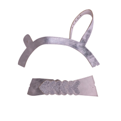 Customized uppers semi-finished shoes material PU flannel laser hot drilling sandals slippers jewelry children's shoes accessories to sample processing