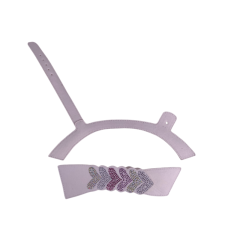 Customized uppers semi-finished shoes material PU flannel laser hot drilling sandals slippers jewelry children's shoes accessories to sample processing