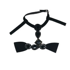 Customized vamps semi-finished shoes material flannel drilling chain paste chain resin acrylic hot drilling sandals accessories to sample processing