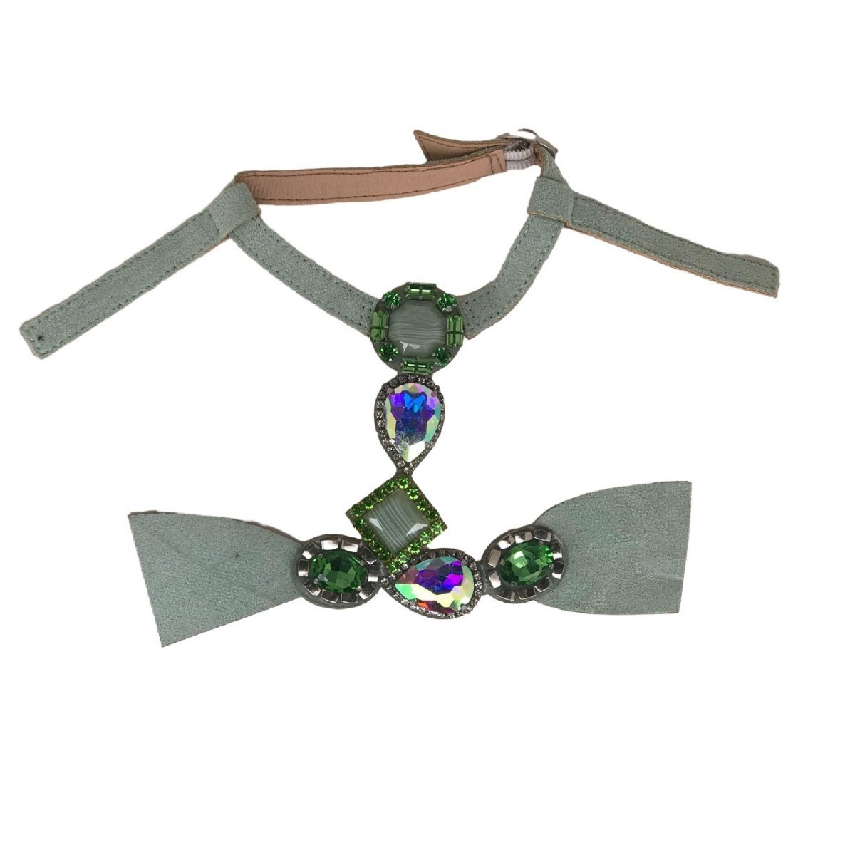 Customized vamps semi-finished shoes material flannel drilling chain paste chain resin acrylic hot drilling sandals accessories to sample processing