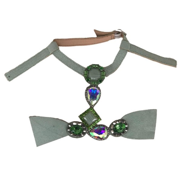 Customized vamps semi-finished shoes material flannel drilling chain paste chain resin acrylic hot drilling sandals accessories to sample processing