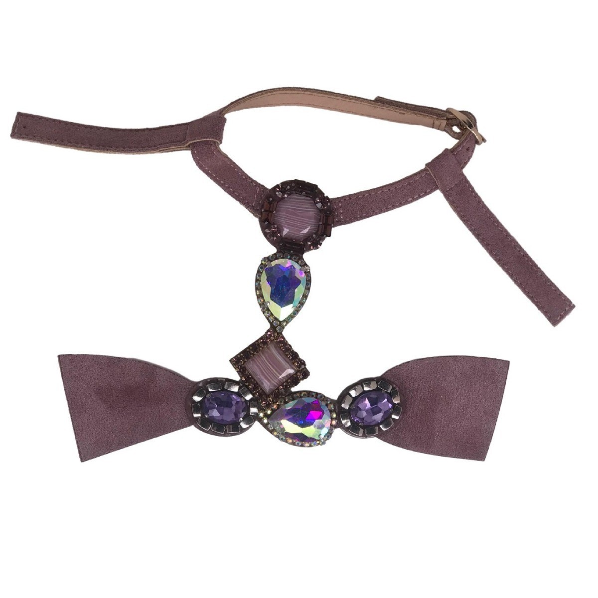 Customized vamps semi-finished shoes material flannel drilling chain paste chain resin acrylic hot drilling sandals accessories to sample processing