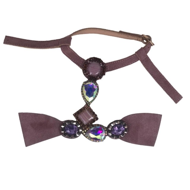 Customized vamps semi-finished shoes material flannel drilling chain paste chain resin acrylic hot drilling sandals accessories to sample processing