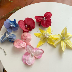 Cross-border hot metal shoe buckle shoe chain shoe flower tassel handmade knitting women's shoes children's shoes shoes flower shoe buckle shoes accessories to sample processing customized