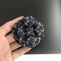 Cross-border hot metal shoe buckle shoe chain shoe flower tassel handmade knitting women's shoes children's shoes shoes flower shoe buckle shoes accessories to sample processing customized