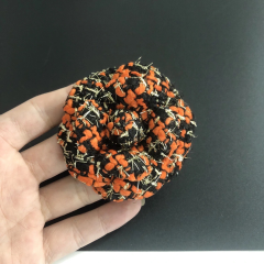 Cross-border hot metal shoe buckle shoe chain shoe flower tassel handmade knitting women's shoes children's shoes shoes flower shoe buckle shoes accessories to sample processing customized